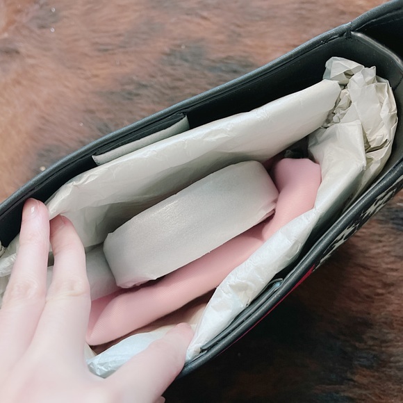 Kate Spade K5520 Flower Jacquard Stripe Penny Small Hobo Bag - Picture 7 of 8